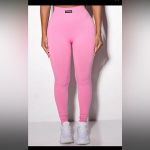 FashionNova Nova Sport Effortless Twian Bubblegum Pink Legging